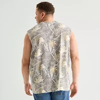 Arizona Mens Crew Neck Sleeveless Big and Tall Muscle T-Shirt