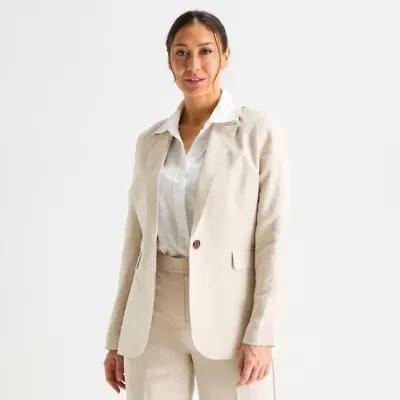 Liz Claiborne Womens Tall Classic Fit Blazer