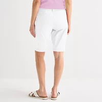 St. John's Bay Womens 11" Tall Bermuda Short