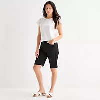 St. John's Bay Womens 11" Tall Bermuda Short