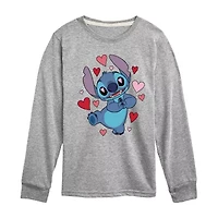 Disney Collection Little & Big Kid Boys Crew Neck Short Sleeve Regular Fit Graphic T-Shirt