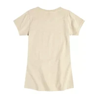 Disney Collection Little & Big Kid Girls Crew Neck Short Sleeve Regular Fit Minnie Mouse Graphic T-Shirt