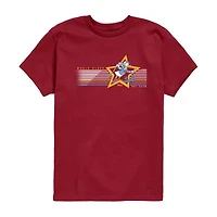 Disney Collection Little & Big Kid Boys Crew Neck Short Sleeve Regular Fit Donald Duck Graphic T-Shirt