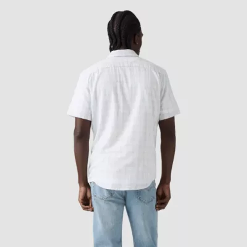 Levi's® Mens Short Sleeve Regular Fit Button-Down Shirt