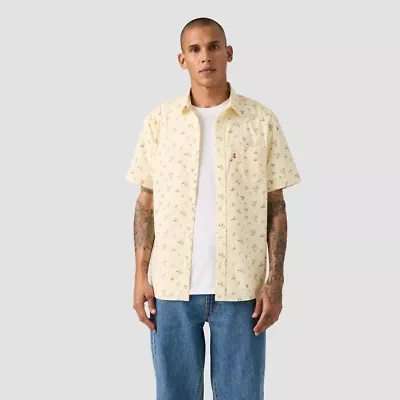 Levi's® Mens Short Sleeve Regular Fit Button-Down Shirt