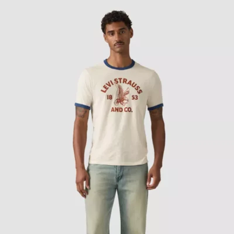 Levi's® Mens Crew Neck Short Sleeve T-Shirt