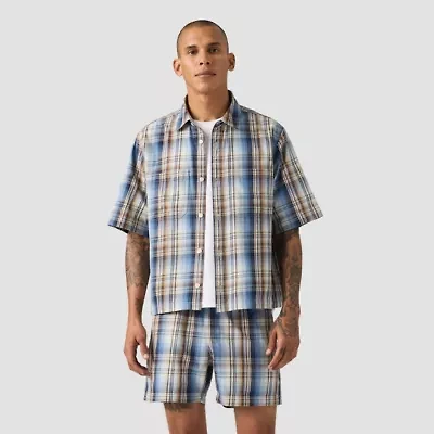 Levi's® Mens Short Sleeve Regular Fit Button-Down Shirt