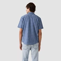 Levi's® Mens Short Sleeve Regular Fit Button-Down Shirt