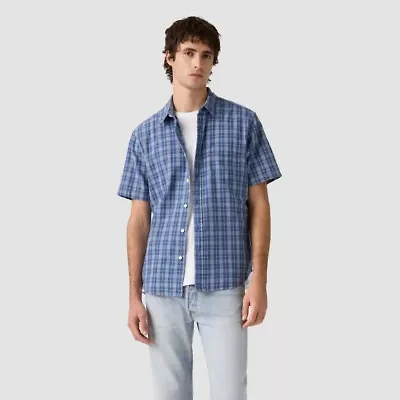 Levi's® Mens Short Sleeve Regular Fit Button-Down Shirt