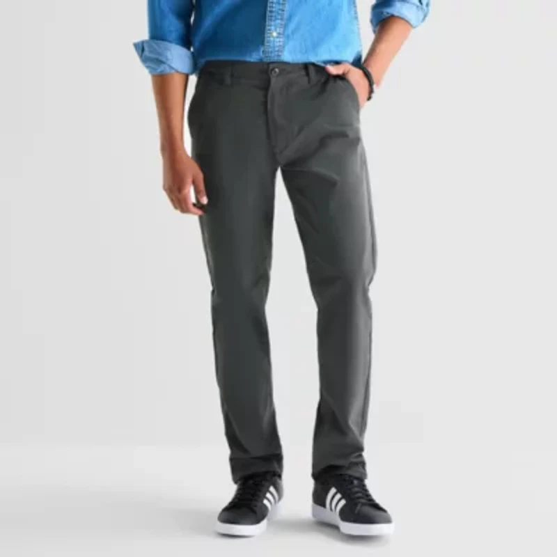 mutual weave Standard Chino Mens Slim Fit Flat Front Pant