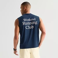 Xersion Mens Crew Neck Sleeveless Muscle T-Shirt