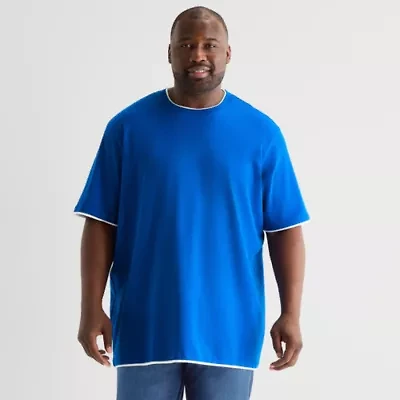 Shaquille O'Neal XLG™ Mens Crew Neck Short Sleeve Big and Tall T-Shirt