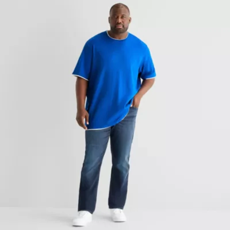 Shaquille O'Neal XLG™ Mens Crew Neck Short Sleeve Big and Tall T-Shirt