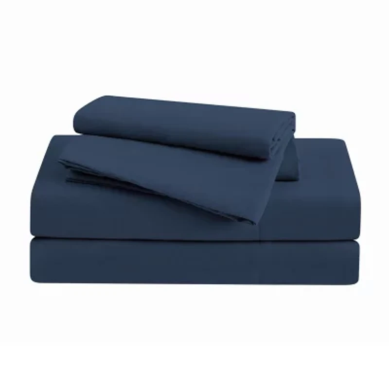 My World Brushed Solid Wrinkle Resistant Sheet Set