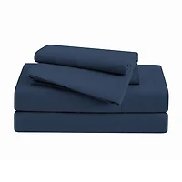 My World Brushed Solid Wrinkle Resistant Sheet Set