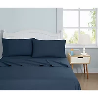 My World Brushed Solid Wrinkle Resistant Sheet Set