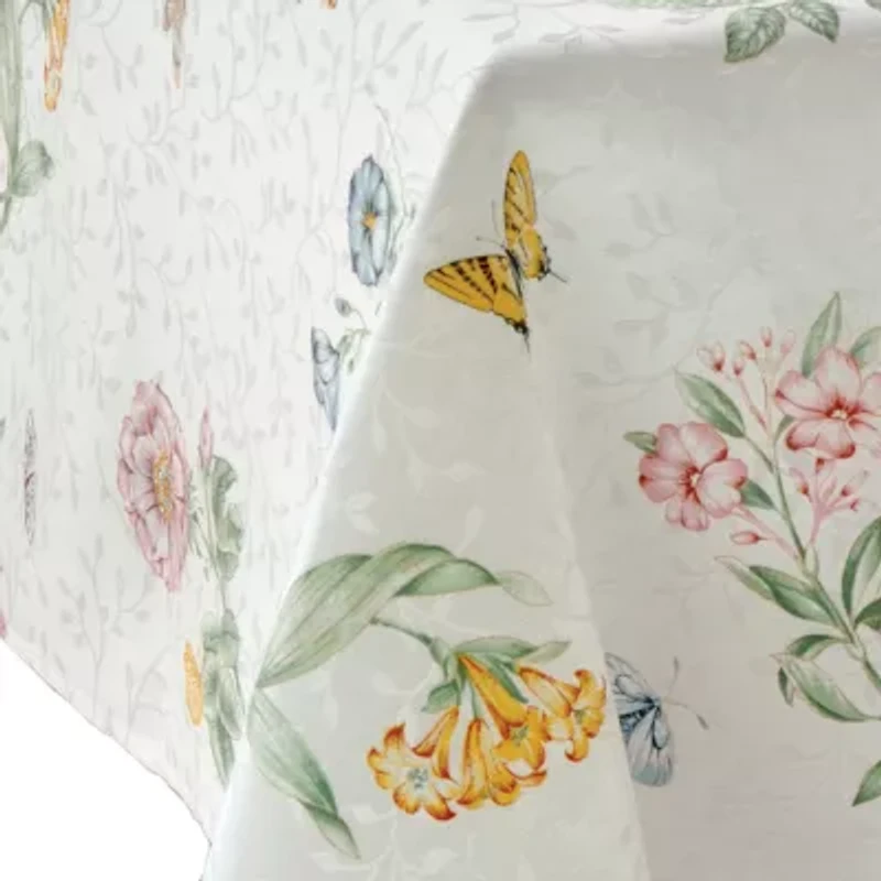 Lenox Butterfly Meadow Damask Tablecloth