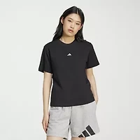adidas Womens Crew Neck Short Sleeve Active T-Shirt