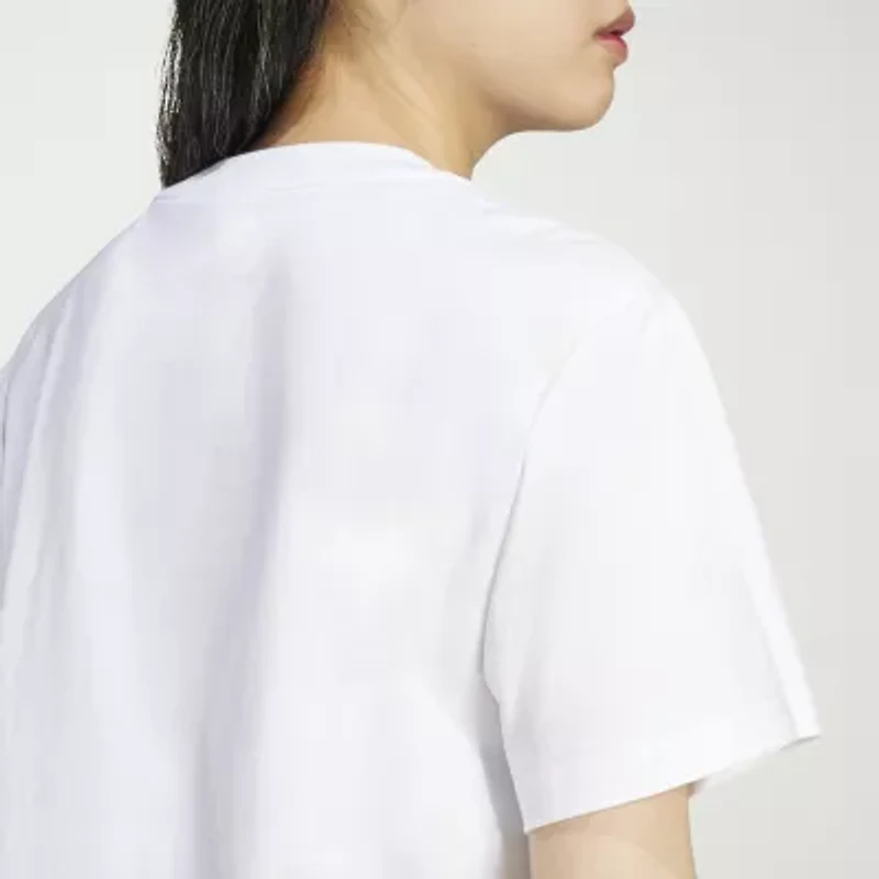 adidas Womens Crew Neck Short Sleeve Active T-Shirt