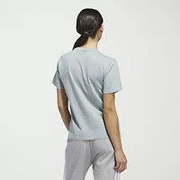 adidas Womens Crew Neck Short Sleeve Active T-Shirt