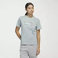 adidas Womens Crew Neck Short Sleeve Active T-Shirt