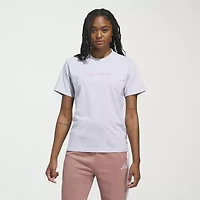 adidas Womens Crew Neck Short Sleeve Active T-Shirt