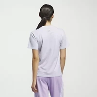 adidas Womens Crew Neck Short Sleeve Active T-Shirt