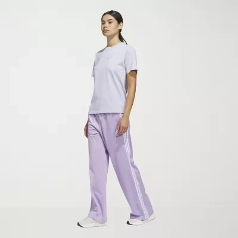 adidas Womens Crew Neck Short Sleeve Active T-Shirt