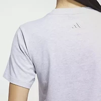 adidas Womens Crew Neck Short Sleeve Active T-Shirt