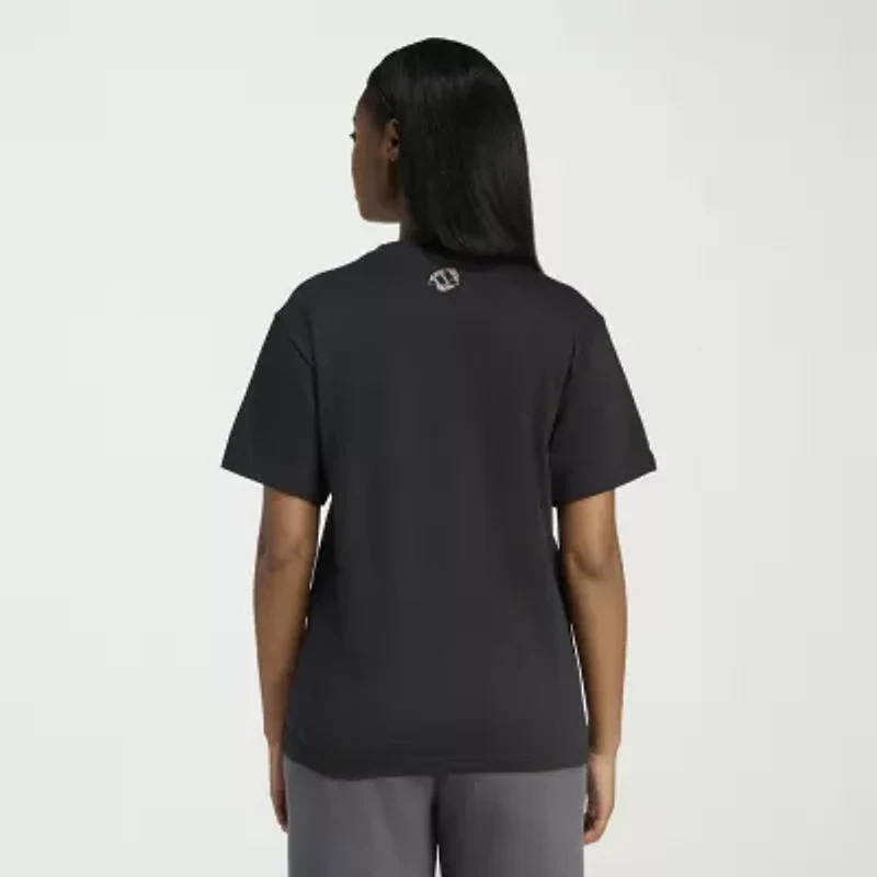adidas Womens Crew Neck Short Sleeve Active T-Shirt