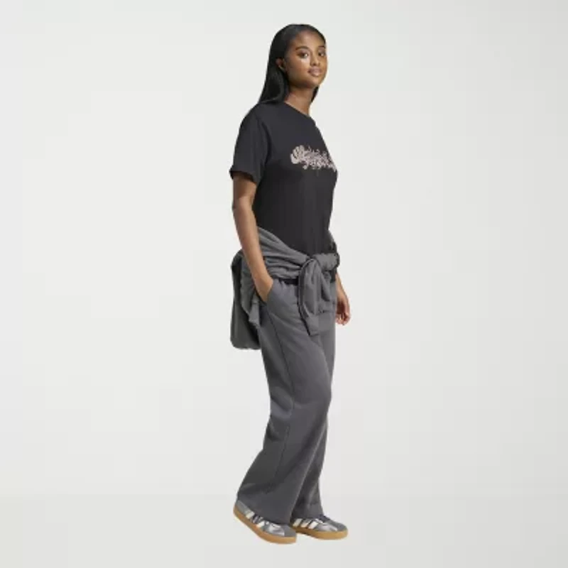 adidas Womens Crew Neck Short Sleeve Active T-Shirt