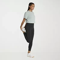 adidas Womens Crew Neck Short Sleeve Active Crop Top