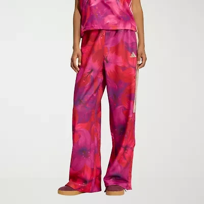 adidas Womens Farm Rio Straight High Rise Regular Fit Track Pant