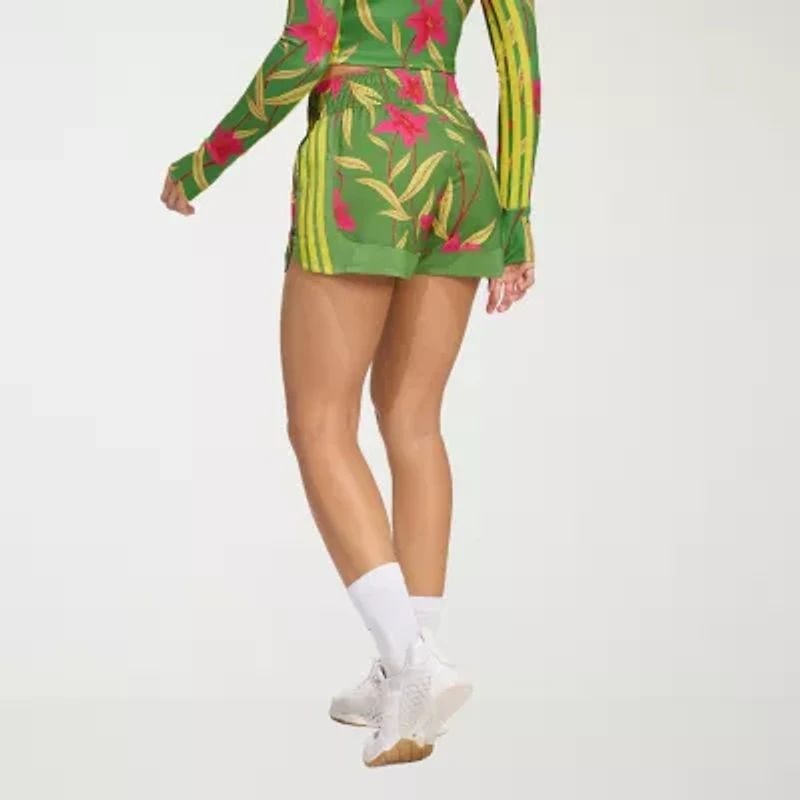 adidas Womens Farm Rio 5" High Rise Active Pull-On Short