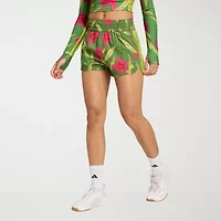 adidas Womens Farm Rio 5" High Rise Active Pull-On Short