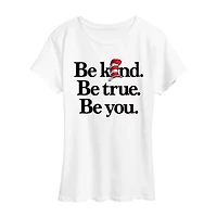 Cat The Hat Be You Womens Crew Neck Short Sleeve Classic Fit Dr. Seuss Graphic T-Shirt