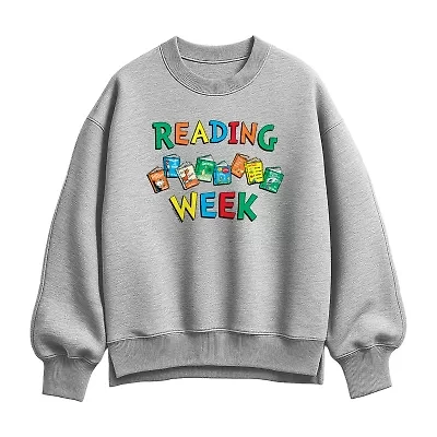 Reading Week Womens Crew Neck Long Sleeve Dr. Seuss Pullover Sweater