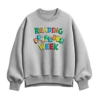 Reading Week Womens Crew Neck Long Sleeve Dr. Seuss Pullover Sweater