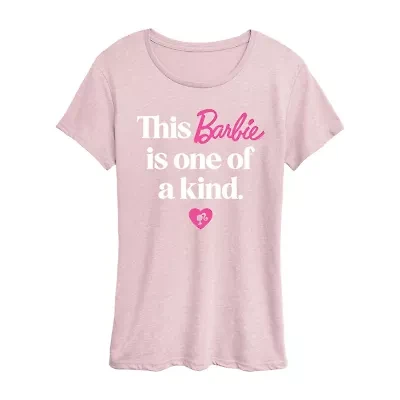 This Barbie Is One Of A Kindwomens Womens Crew Neck Short Sleeve Classic Fit Graphic T-Shirt