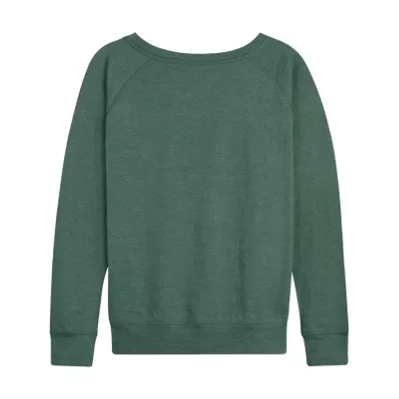 Peanuts Love Is Kind Womens Boat Neck Long Sleeve Classic Fit Graphic T-Shirt