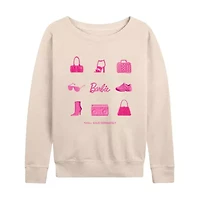 Grid Doll Sold Separately Womens Boat Neck Long Sleeve Classic Fit Barbie Graphic T-Shirt