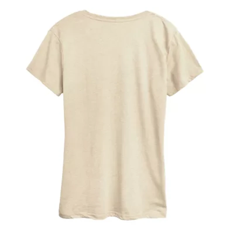 Cupid My Feelings Womens Crew Neck Short Sleeve Classic Fit Graphic T-Shirt