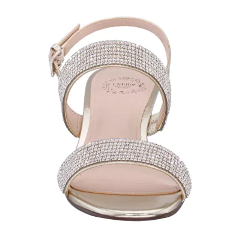 I. Miller Freda Womens Open Toe Wedge Heel Pumps