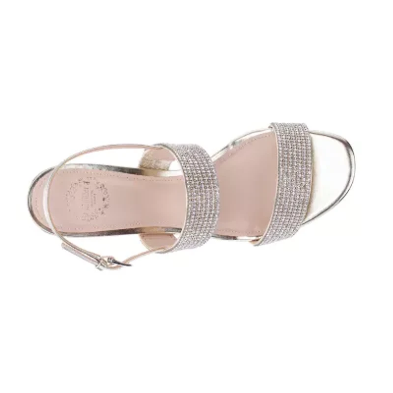 I. Miller Freda Womens Open Toe Wedge Heel Pumps