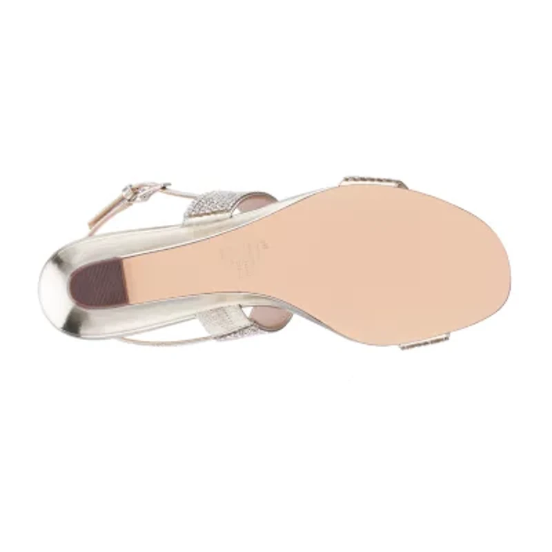 I. Miller Freda Womens Open Toe Wedge Heel Pumps