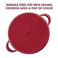 Rachael Ray Create Delicious 12-Qt. Steel Stockpot