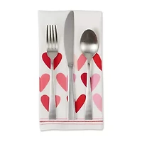 Design Imports Two Hearts Print 6-pc. Napkins
