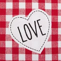 Design Imports Love & Xoxo Checkers Embellished 4-pc. Placemat