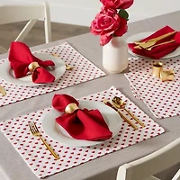 Design Imports Lil Hearts Ribbed 6-pc. Placemat