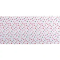 Design Imports Confetti Hearts Print Table Runner